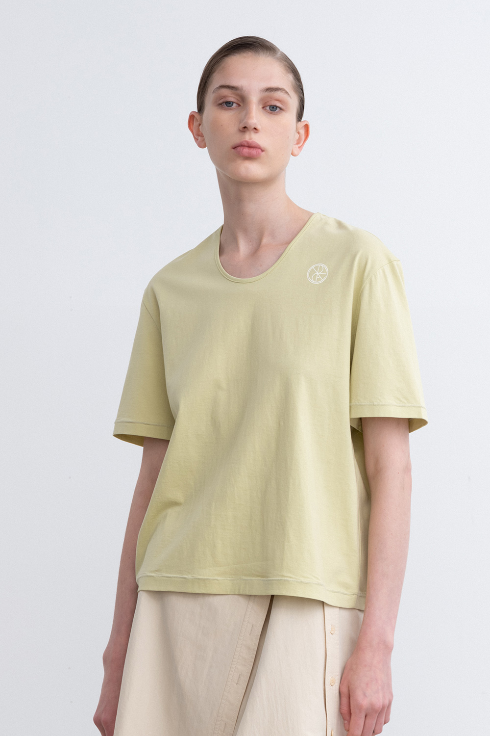 Basic Cotton T-shirt_Light Green