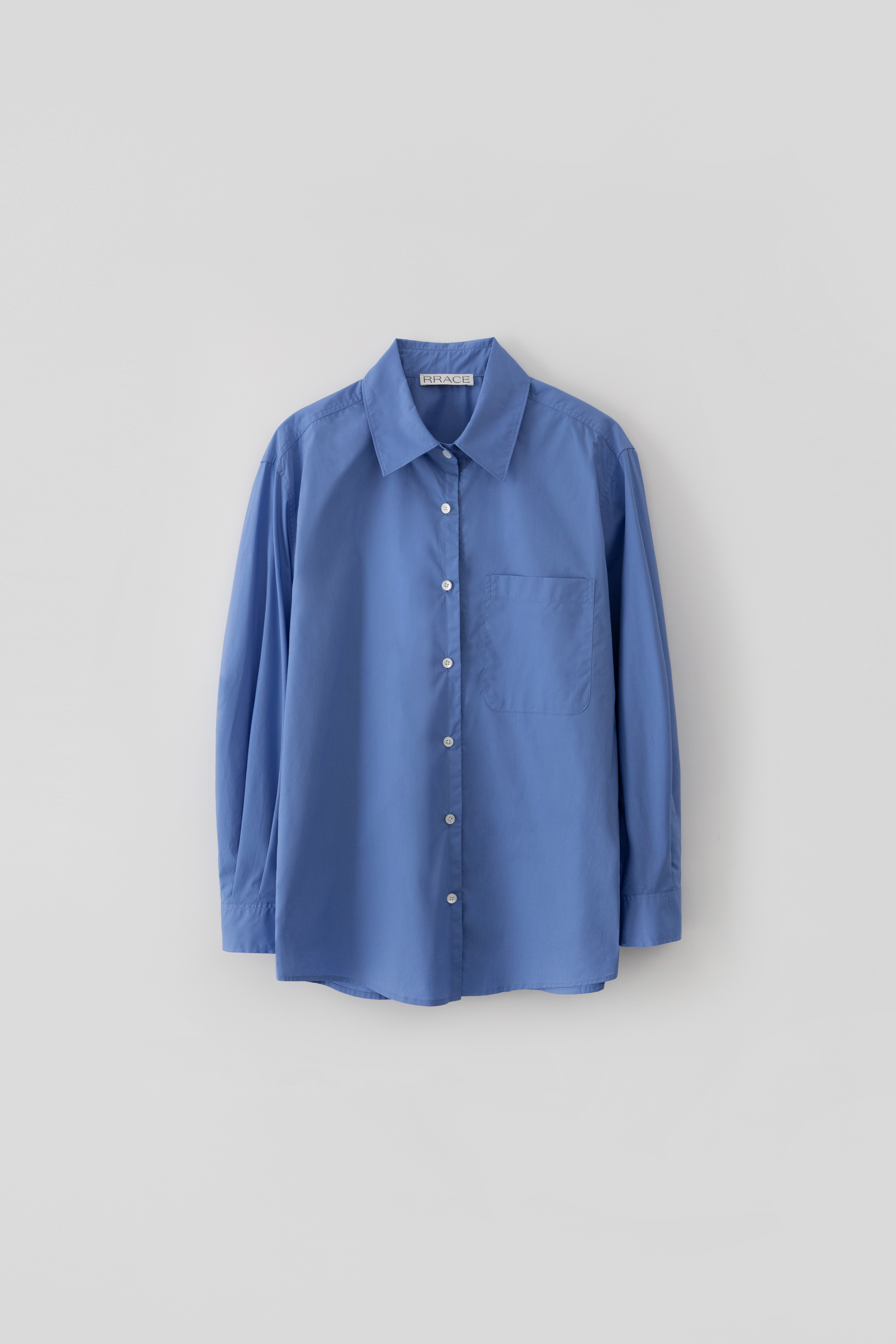 Over Fit Twisted Shirts_Blue