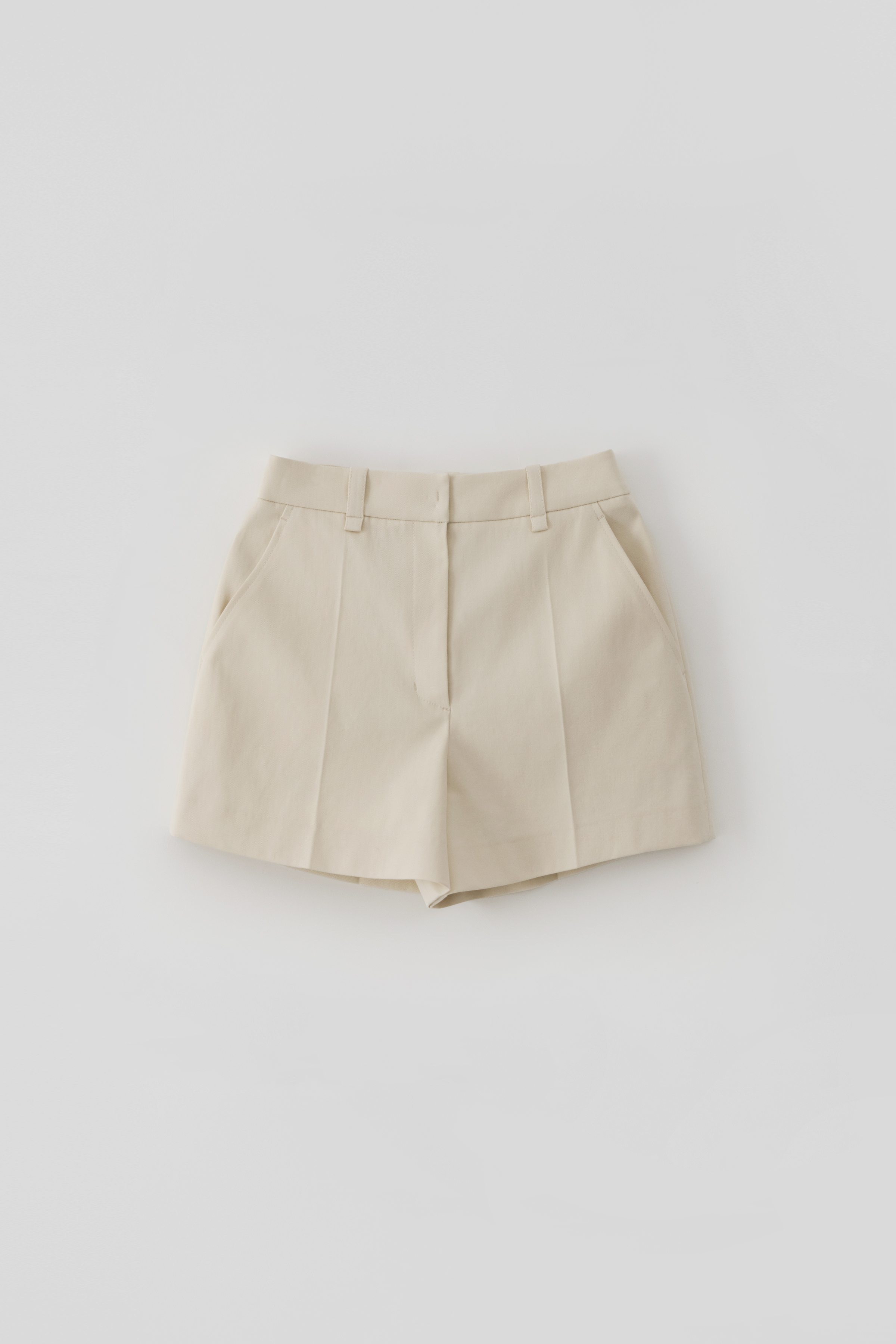 Cotton Shorts_Cream