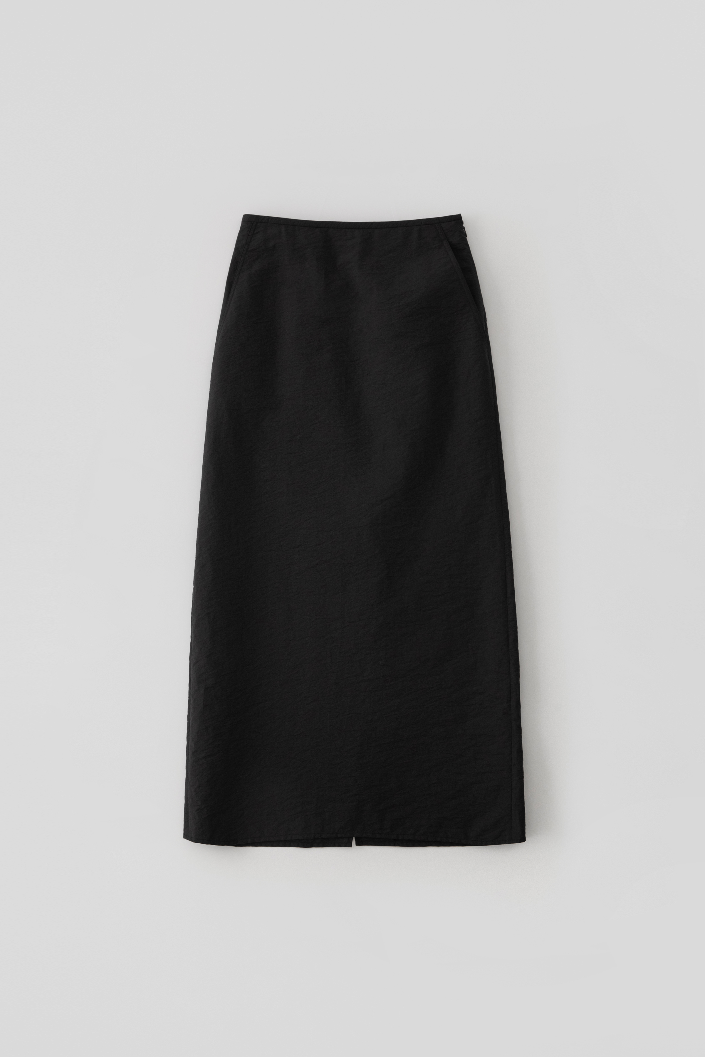 Crunch Maxi Skirt_Black